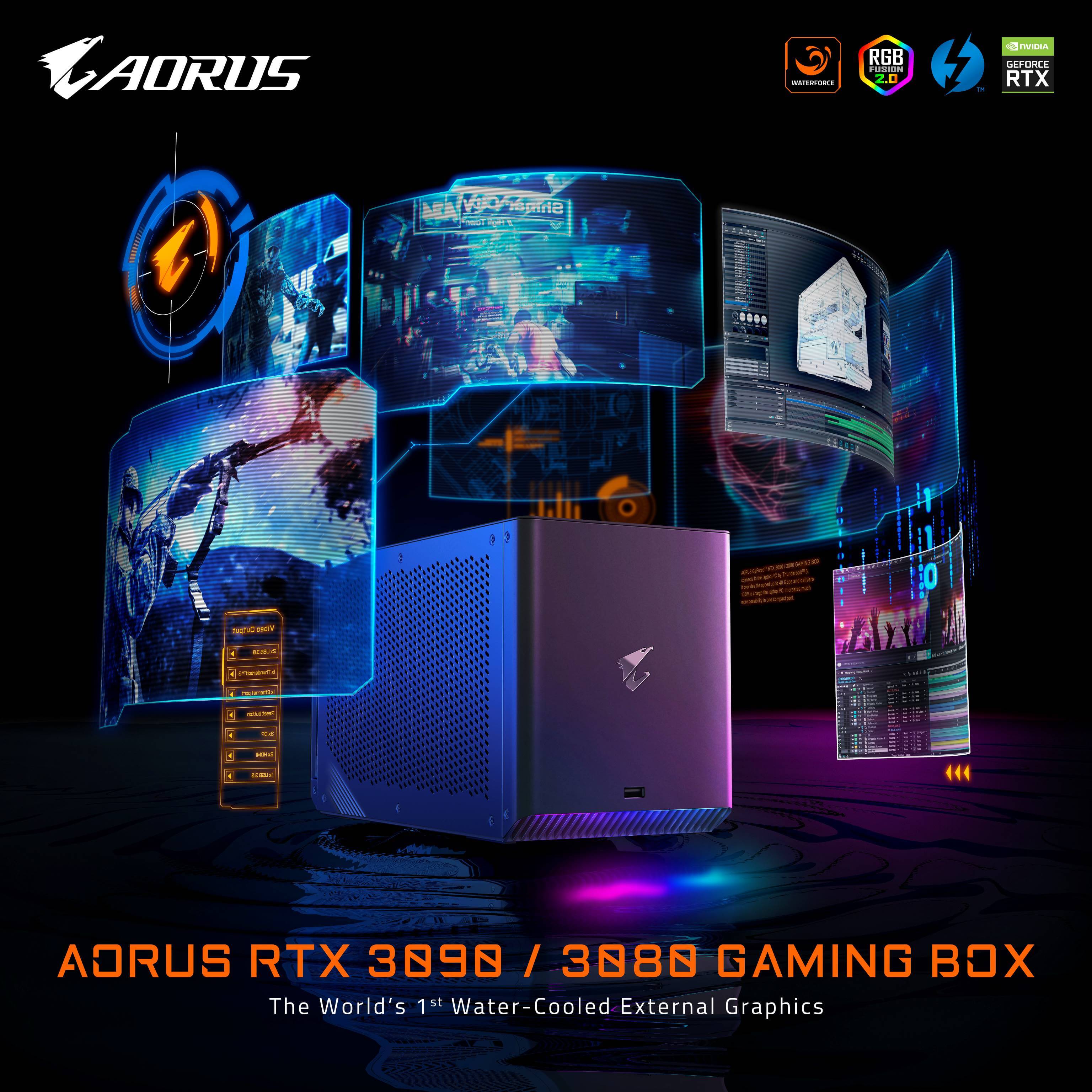 GIGABYTE представляет внешнюю видеокарту AORUS RTX 3090/3080 GAMING BOX |  Новости - GIGABYTE